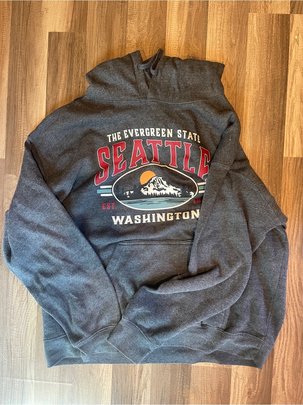 Seattle Cozy Unisex Graphic Hoodie